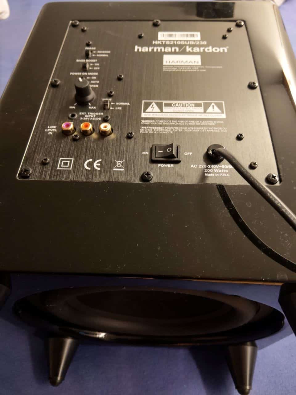 Harman Kardon HKTS 210SUB/230 Subwoofer Test FirstReview