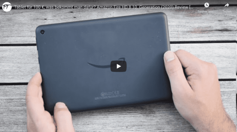 Amazon Fire HD 8 Unboxing und erster Eindruck