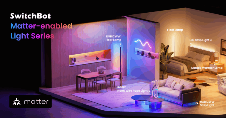 SwitchBot stellt Matter-fähige Lichtserie vor – Smartes Stimmungslicht