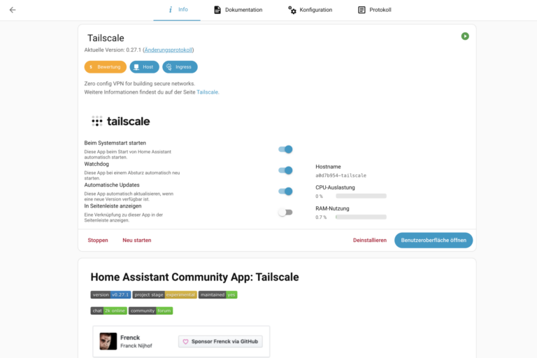 Home Assistant Fernzugriff mit Tailscale – kostenlos und ohne öffentliche IP-Adresse