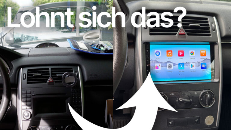 Android-Autoradio nachrüsten: Unser ehrlicher Einbau-Selbstversuch im alten Auto