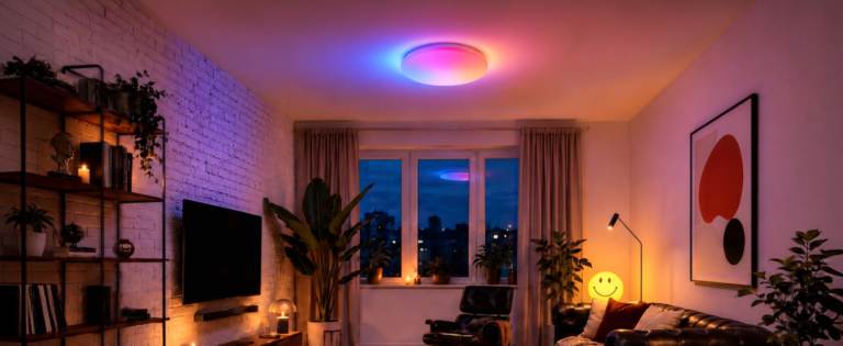 SwitchBot RGBICWW Deckenleuchte: Die erste festinstallierte Matter-Lampe des Herstellers