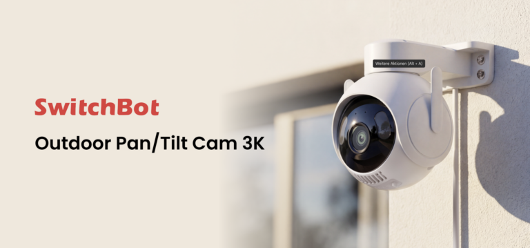 SwitchBot Outdoor Pan/Tilt Cam 3K: KI-Außenkamera ab sofort in Europa erhältlich
